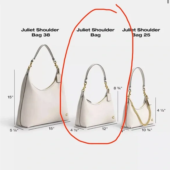 Coach Black Juliet Shoulder Bag - Picture 2 of 8